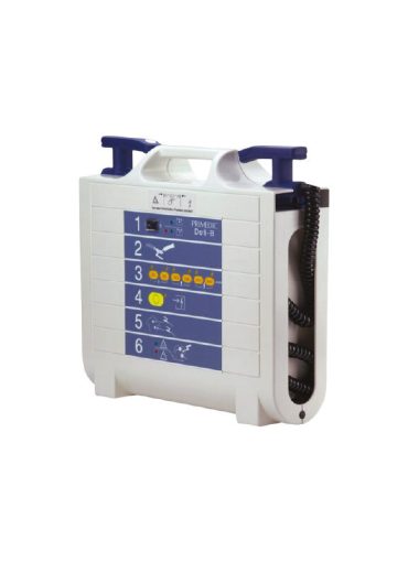 Defibrillator equipped with accumulator  food with recharge function