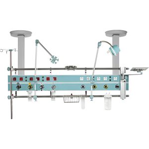 Intensive care unit has 02, MA4 and Vacuum gas outlets on it