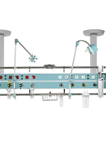 Intensive care unit has 02, MA4 and Vacuum gas outlets on it