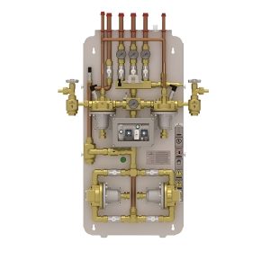 220 m³/h Medical Gas Pressure manifold with Ramps for 10 Cylinders